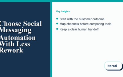 How Small Teams Can Choose Social Messaging Automation